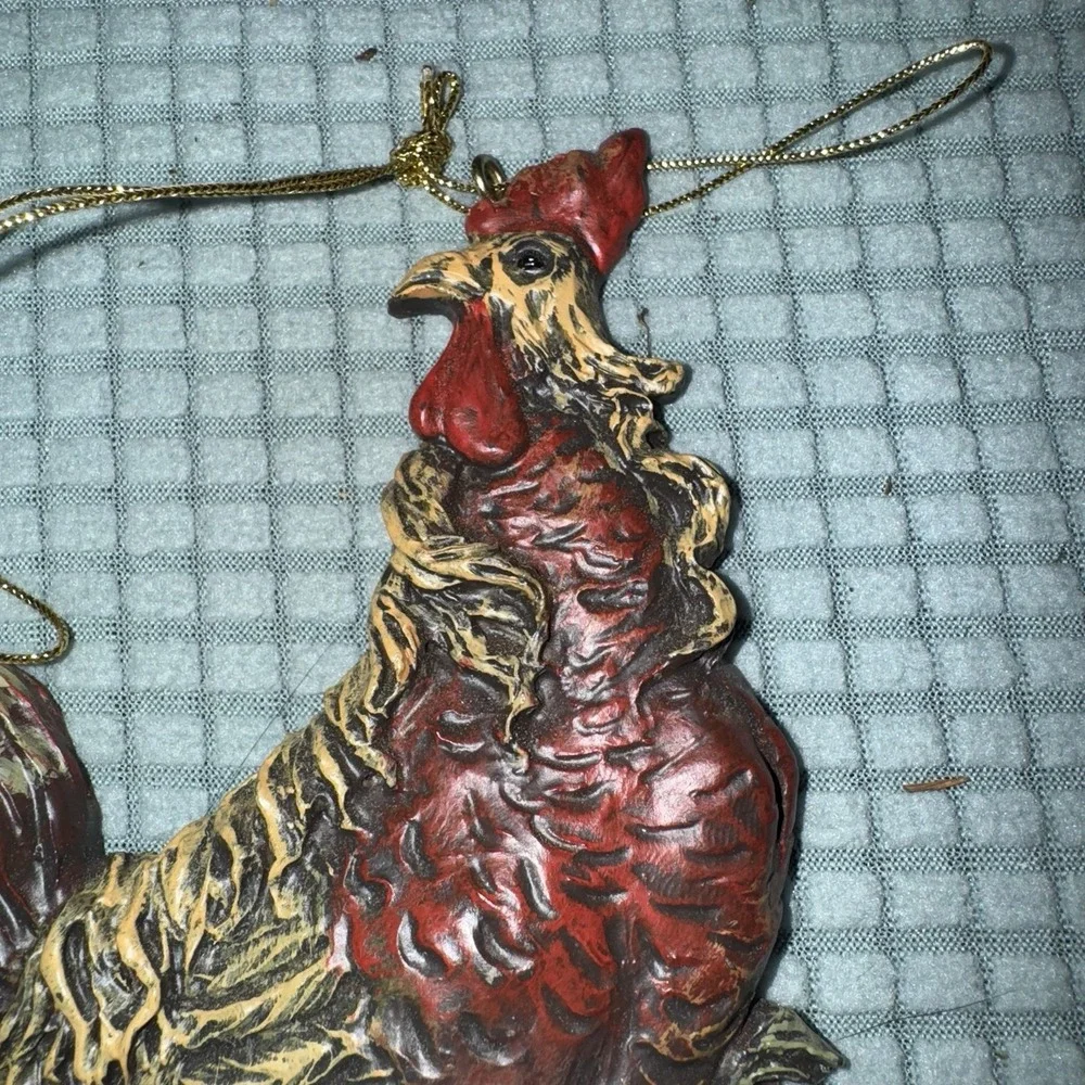 Vintage Rustic Rooster Wall Hanging Cottagecore Farmhouse Kitchen Decor 6
